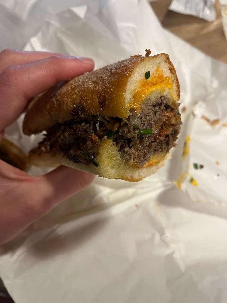 Philly cheese steak sandwich