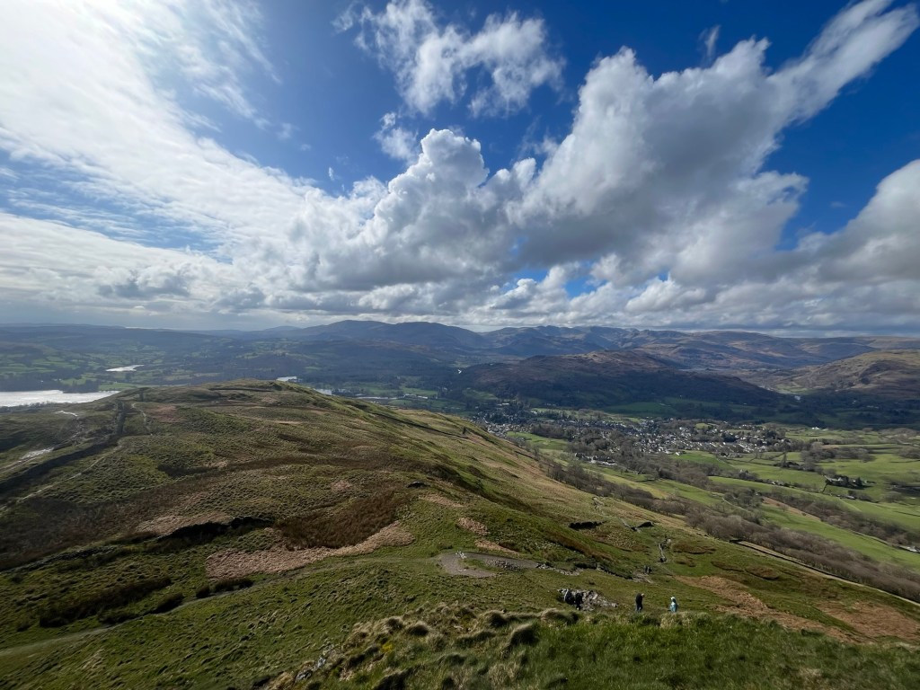 Windermere and Ambleside visable